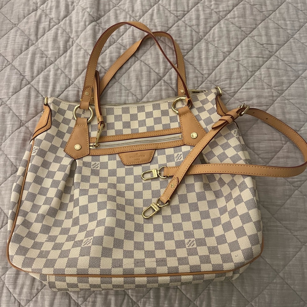 Vintage Louis Vuitton Damier Azur Evora Bag